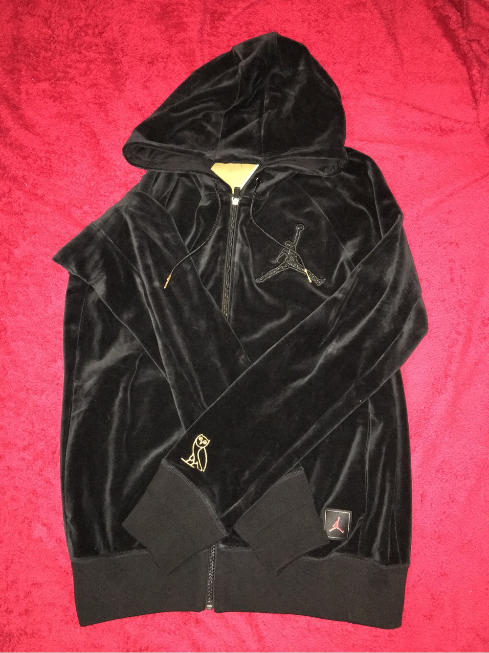 jordan tracksuit velvet