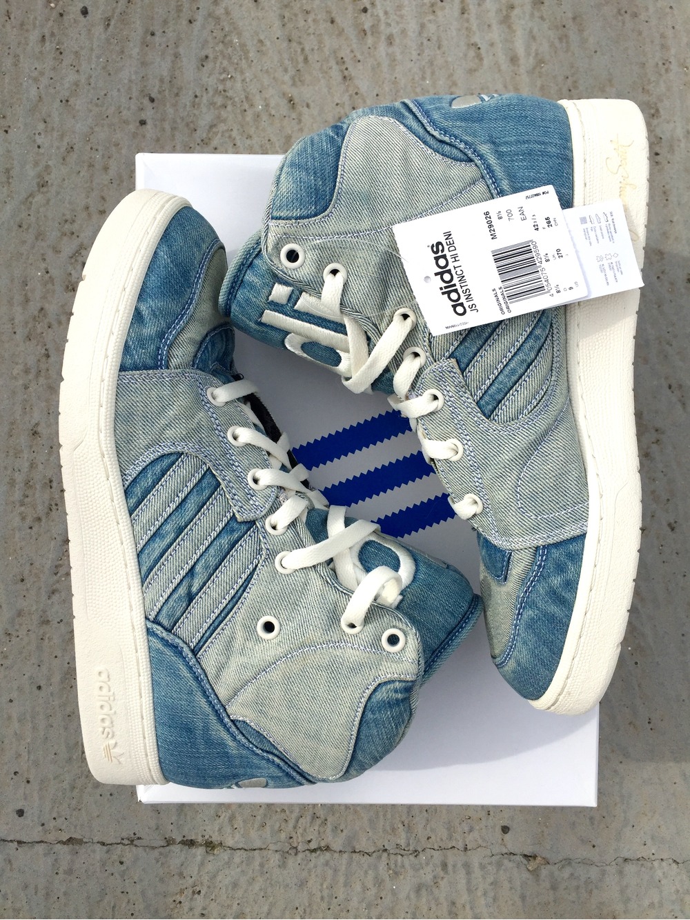 adidas jeremy scott instinct hi denim adidas jeremy scott instinct hi denim
