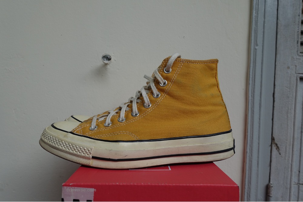 converse 1970 yellow