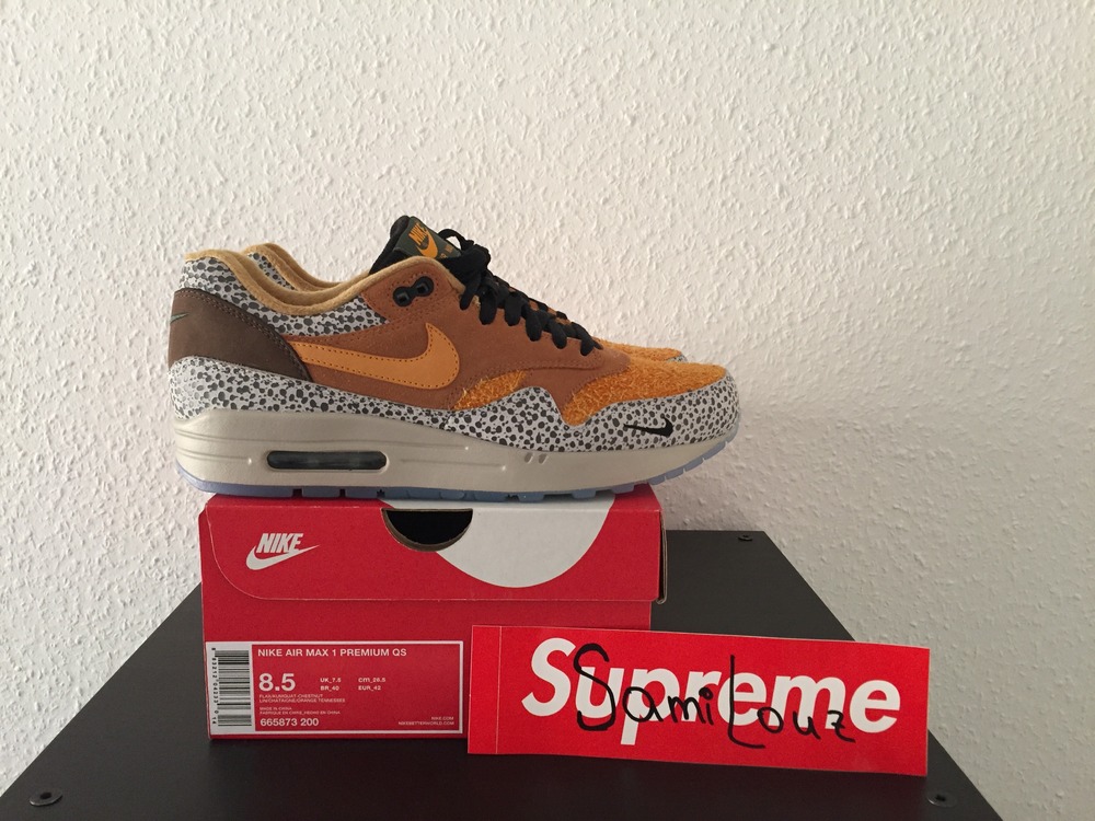 Nike Air Max 1 Premium Qs Safari Nike Air Max 1 Premium Qs Safari