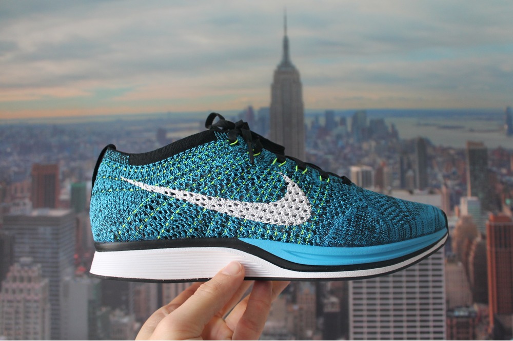 Nike Flyknit Racer Blue Cactus Nike Flyknit Racer Blue Cactus
