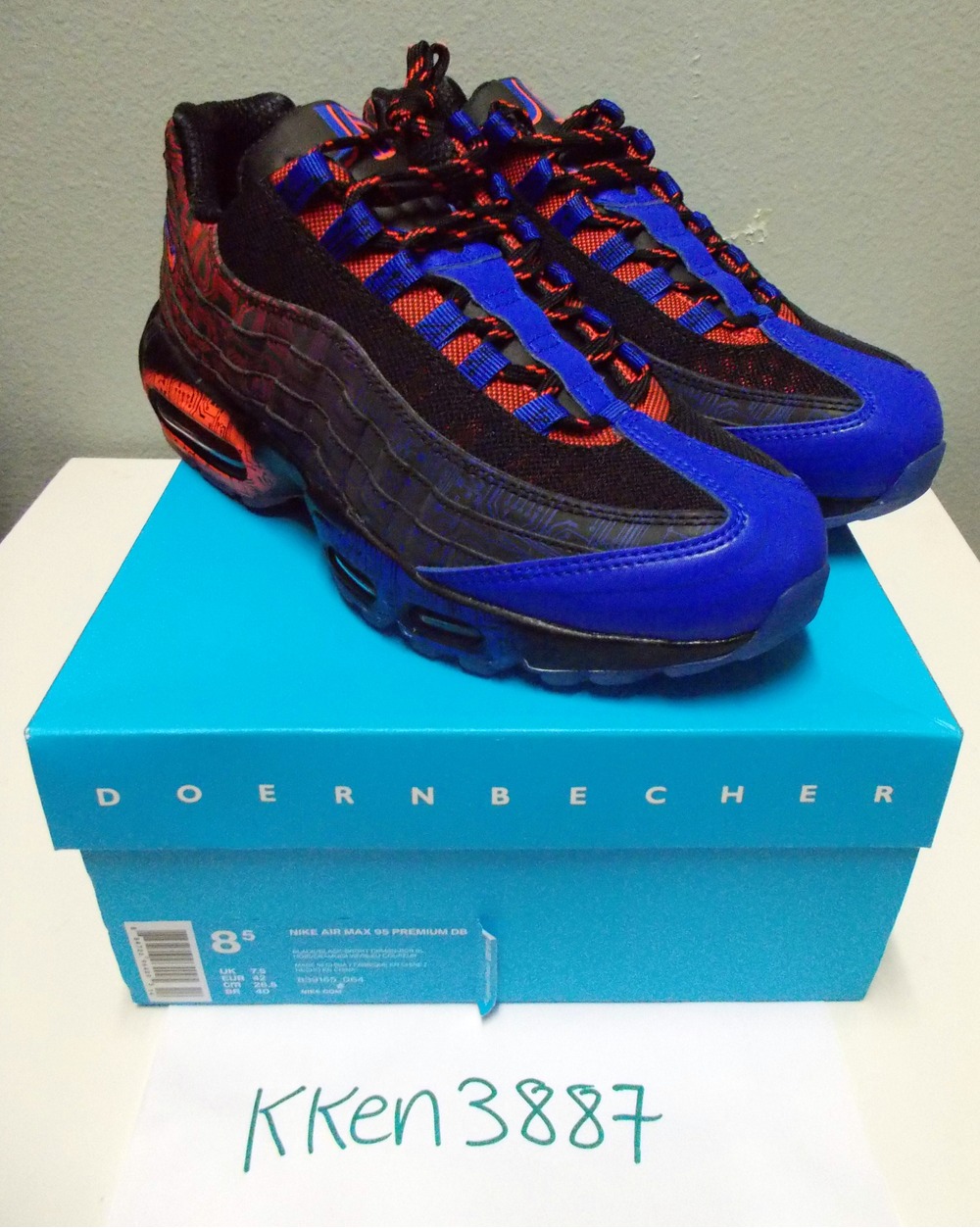 air max 95 jacquard bleu