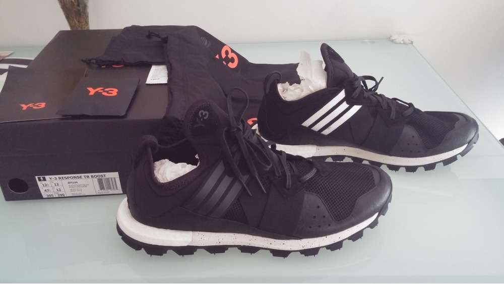adidas Y-3 Yohji Run Boost Yohji Yamamoto (white / black) Free