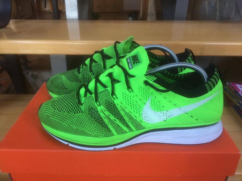 nike flyknit trainer electric green nike flyknit trainer electric green