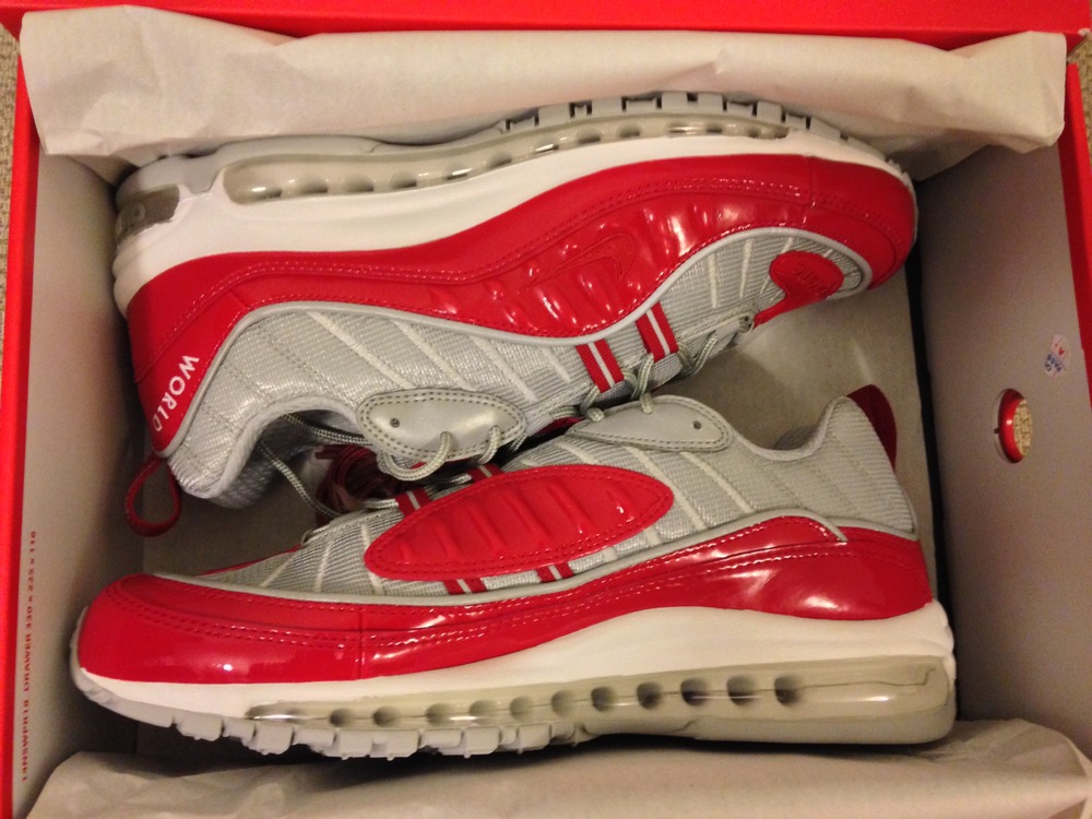 nike air max 98 x supreme red nike air max 98 x supreme red