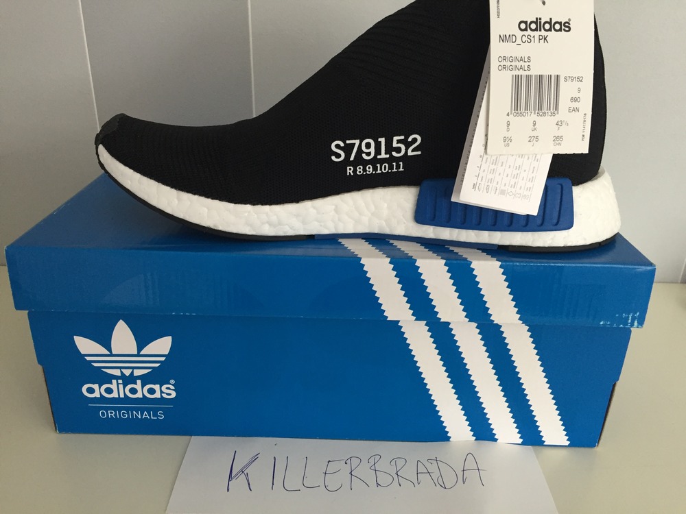 Adidas Nmd_cs1 Pk Core Black/Core Black/Lush Blue S16 Adidas Nmd_cs1 Pk Core Black/Core Black/Lush Blue S16