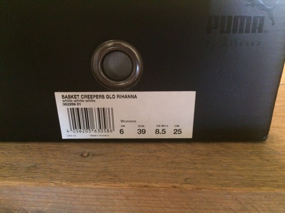rihanna puma creepers 8.5 rihanna puma creepers 8.5