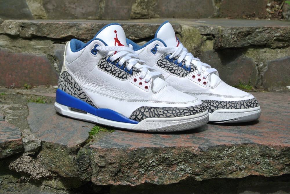 true blue 3s nike air