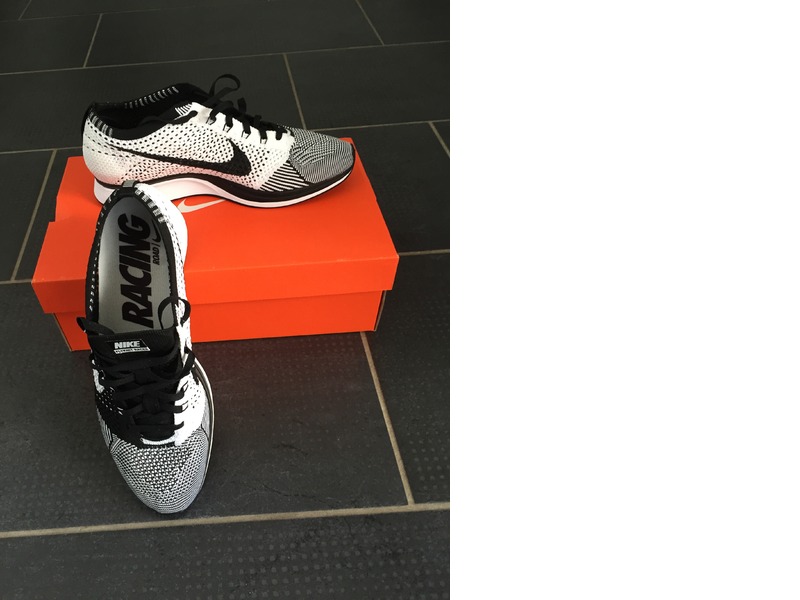 Nike Flyknit Racer Black White Nike Flyknit Racer Black White