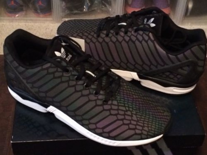 adidas zx flux 3m black