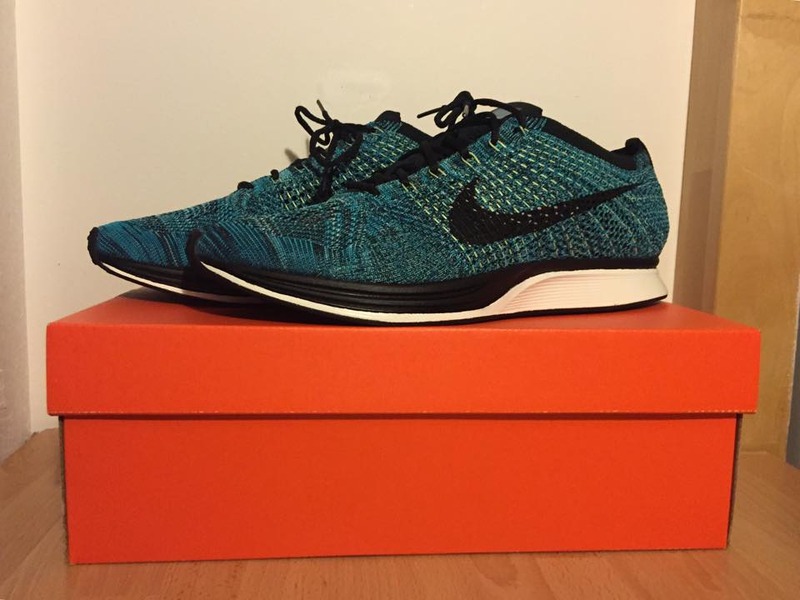Nike Flyknit Racer Blue Lagoon Nike Flyknit Racer Blue Lagoon