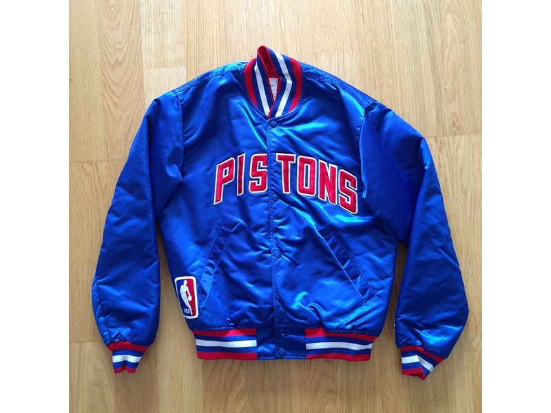 Vintage NBA Starter Jacket - Detroit Pistons (#239714) from Roit at KLEKT