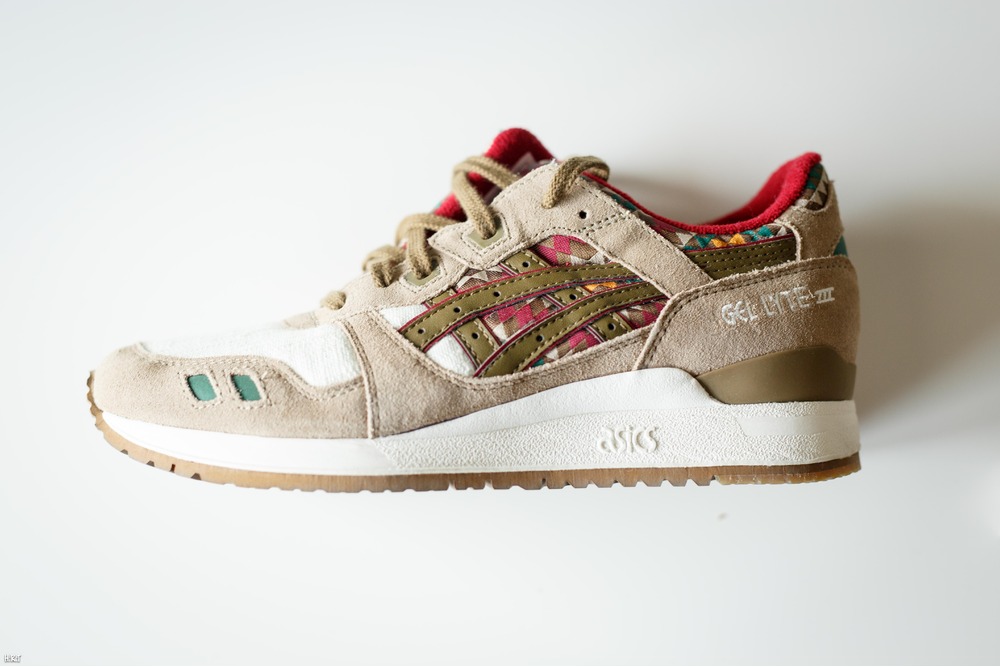 asics gel-lyte iii *aztec pack* (light brown / olive) asics gel-lyte iii *aztec pack* (light brown / olive)