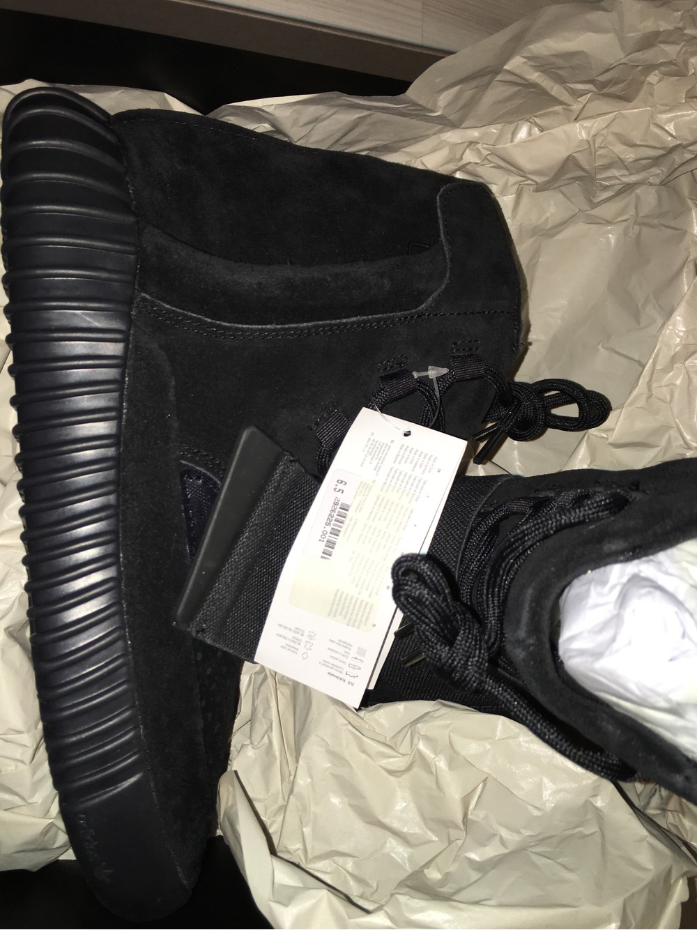 adidas yeezy 750 black with black laces YouTube