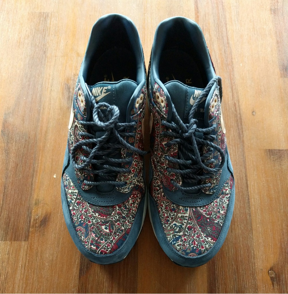 nike air max 1 x liberty qs-armory navy vachetta tan nike air max 1 x liberty qs-armory navy vachetta tan