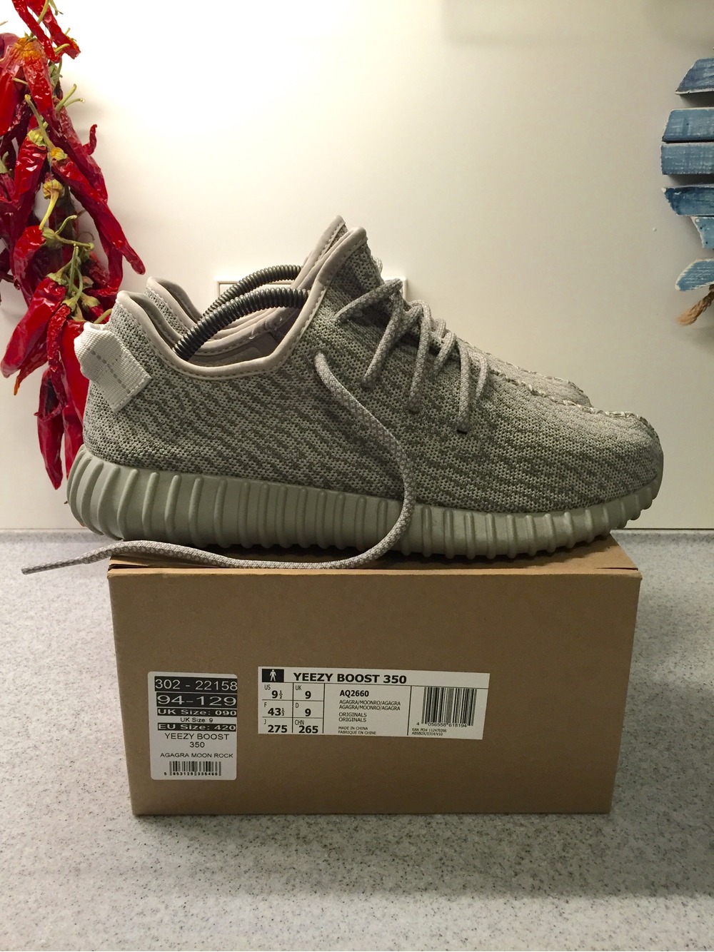 How to Spot Fake Yeezy 350 Boosts (Moonrock) Snapguide