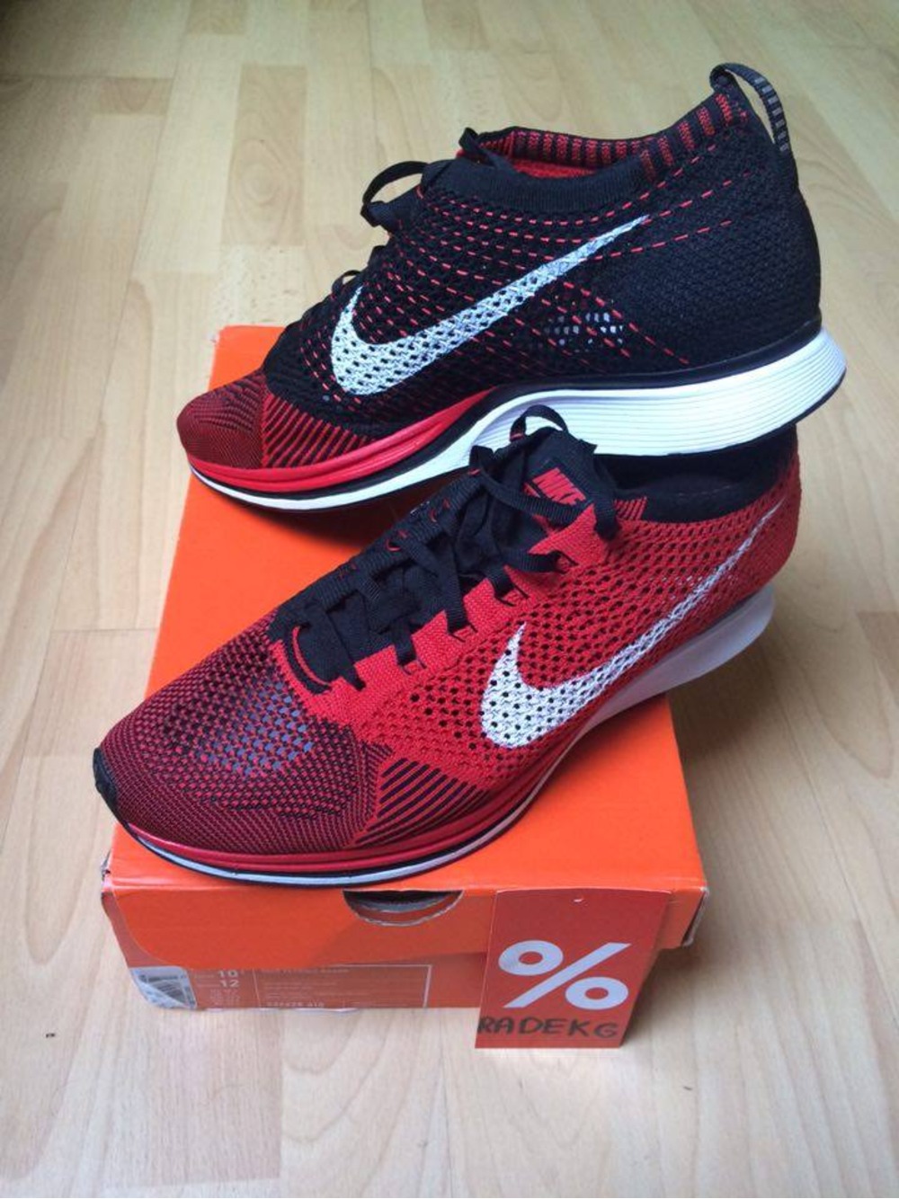Nike Racer Flyknit Red Nike Racer Flyknit Red