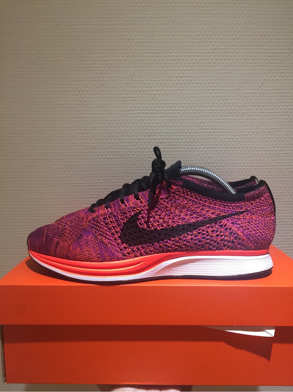flyknit racer purple