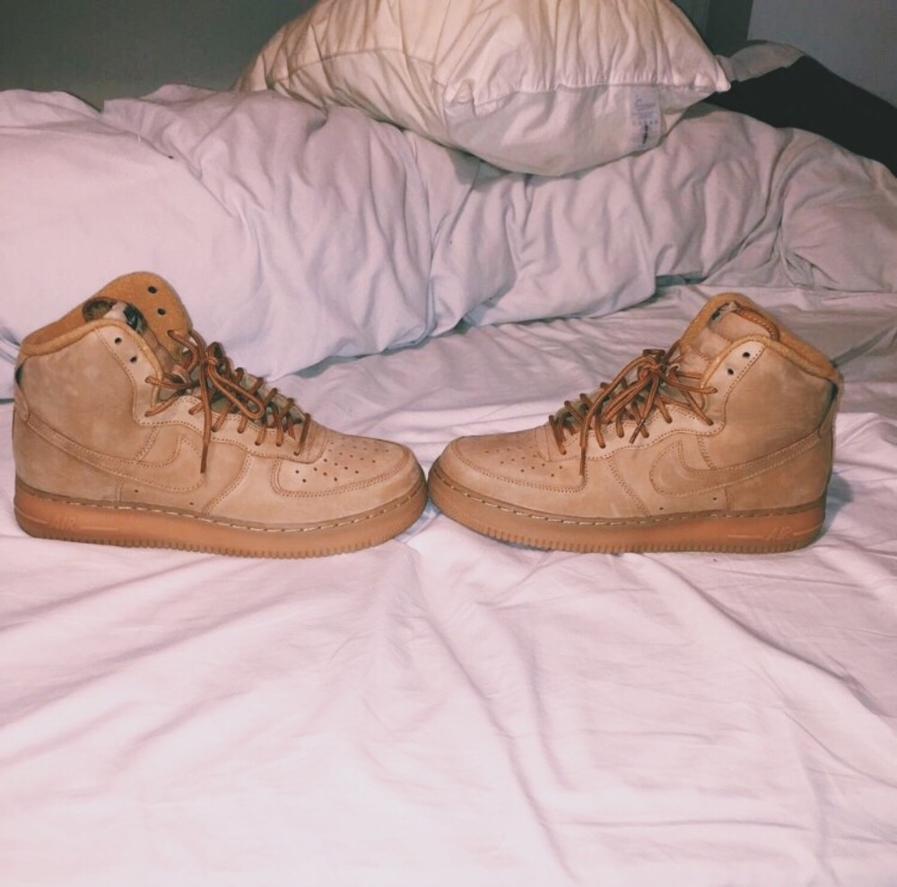 nike air force 1 high beige