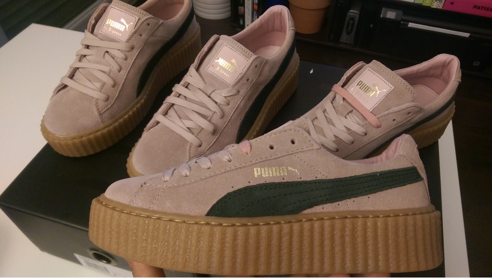 puma rihanna suede creepers puma rihanna suede creepers