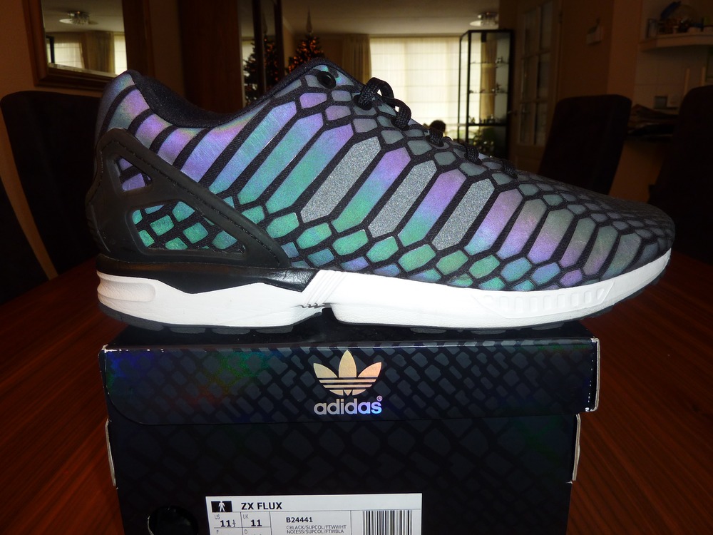 zx flux xeno chameleon shoes reflective shoes