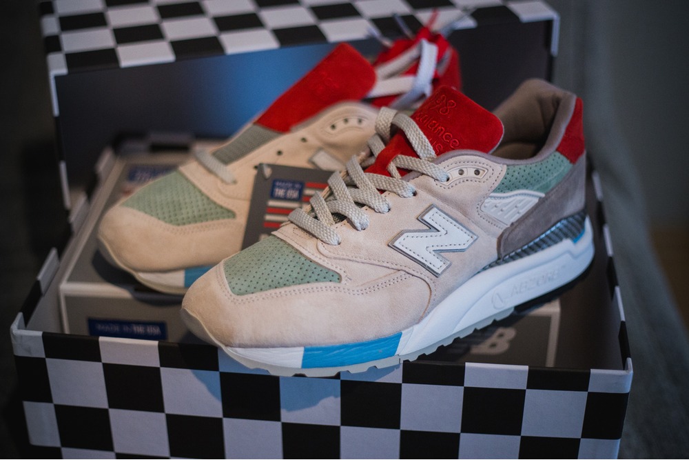 new balance 998 zilver