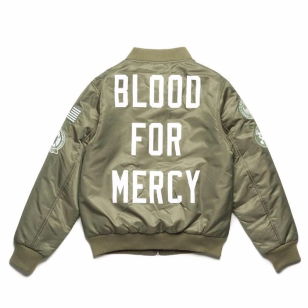  Yellow  Claw  Blood For Mercy Green Bomber Daily Paper Size 