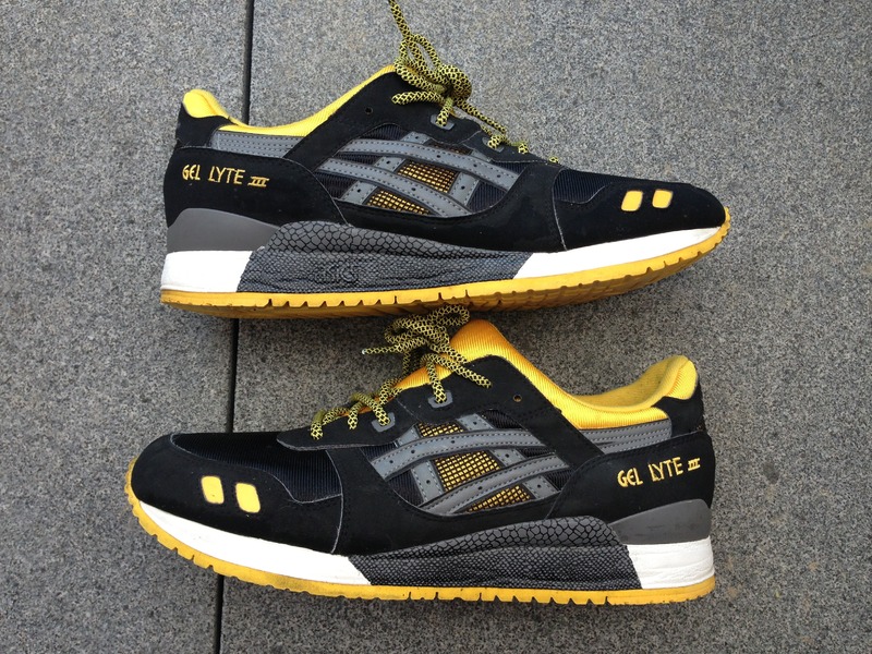 asics gel lyte iii black and yellow asics gel lyte iii black and yellow