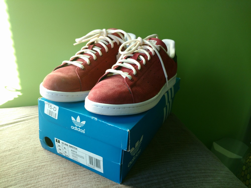 adidas stan smith rust red