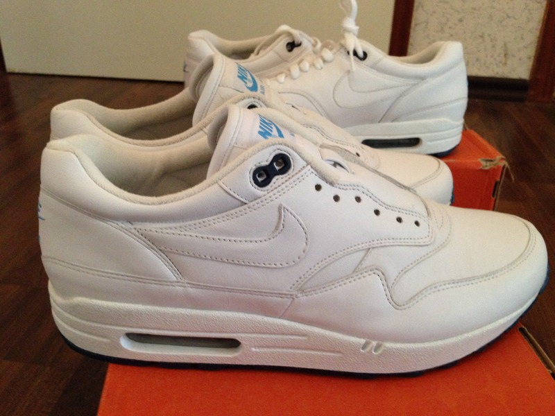 air max 1 leather white