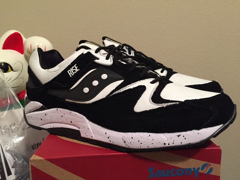 saucony grid 9000 bianche