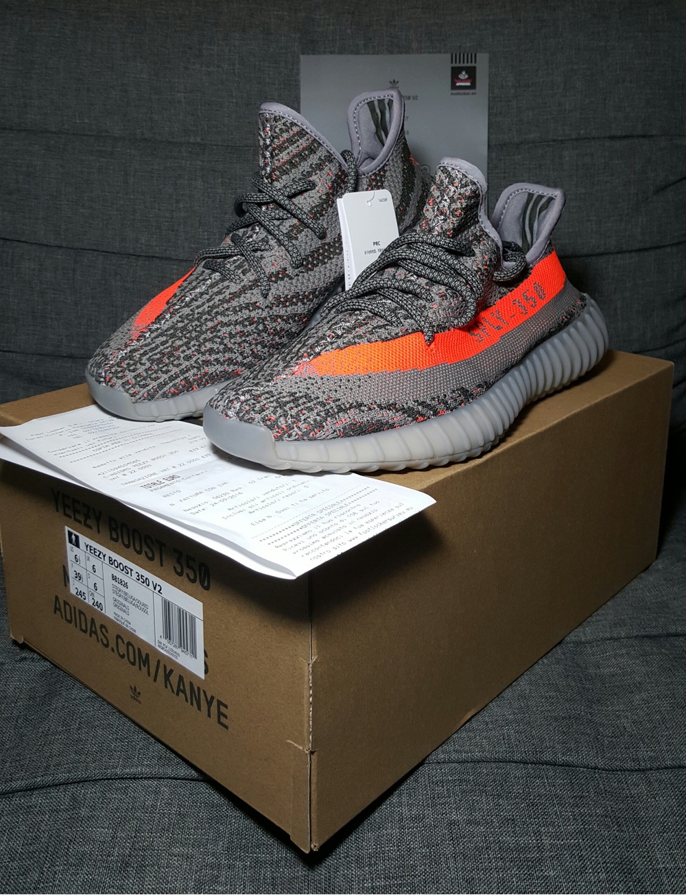 Cheap Yeezy Boost 350 V2 Steel Gray Beluga Canada Kid