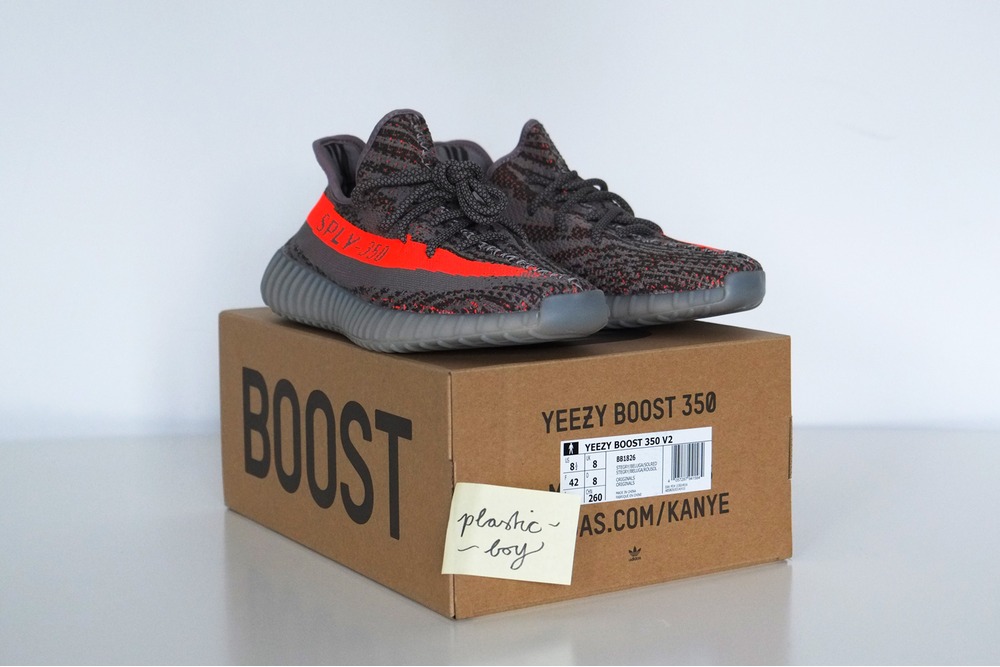 62% Off Yeezy boost 350 v2 white solar red stripe sply 350 cp9654 