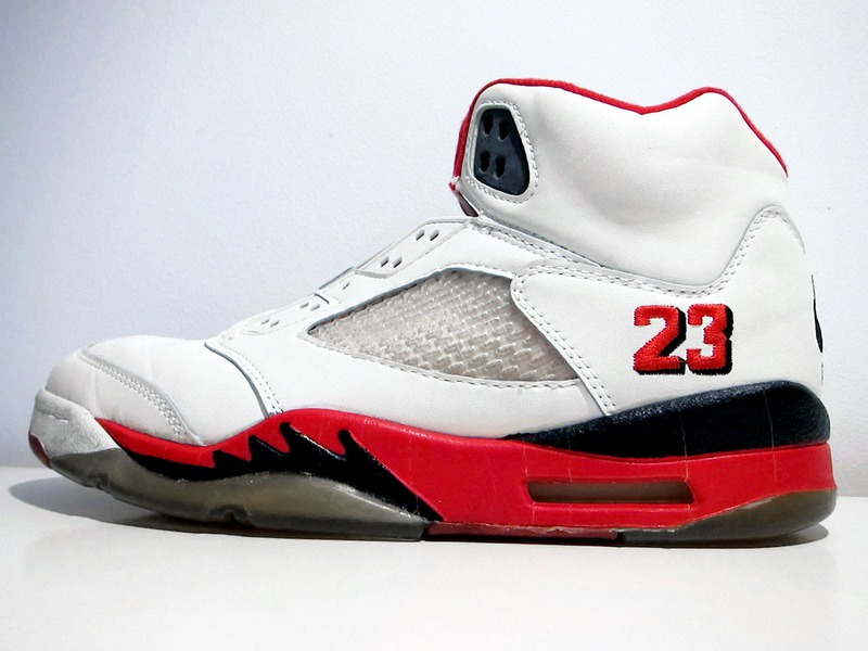 Air Jordan 5 Fire Red 1990