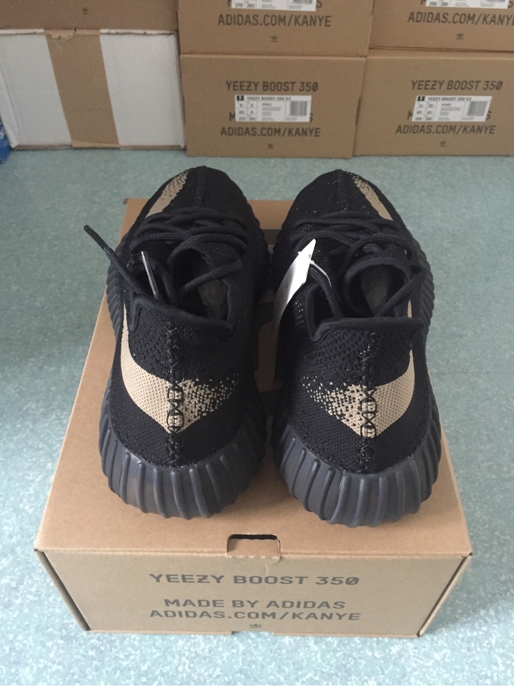 Adidas Yeezy Boost 350 v2 Black Green US 7.5 EUR 40 2/3 BY 9611