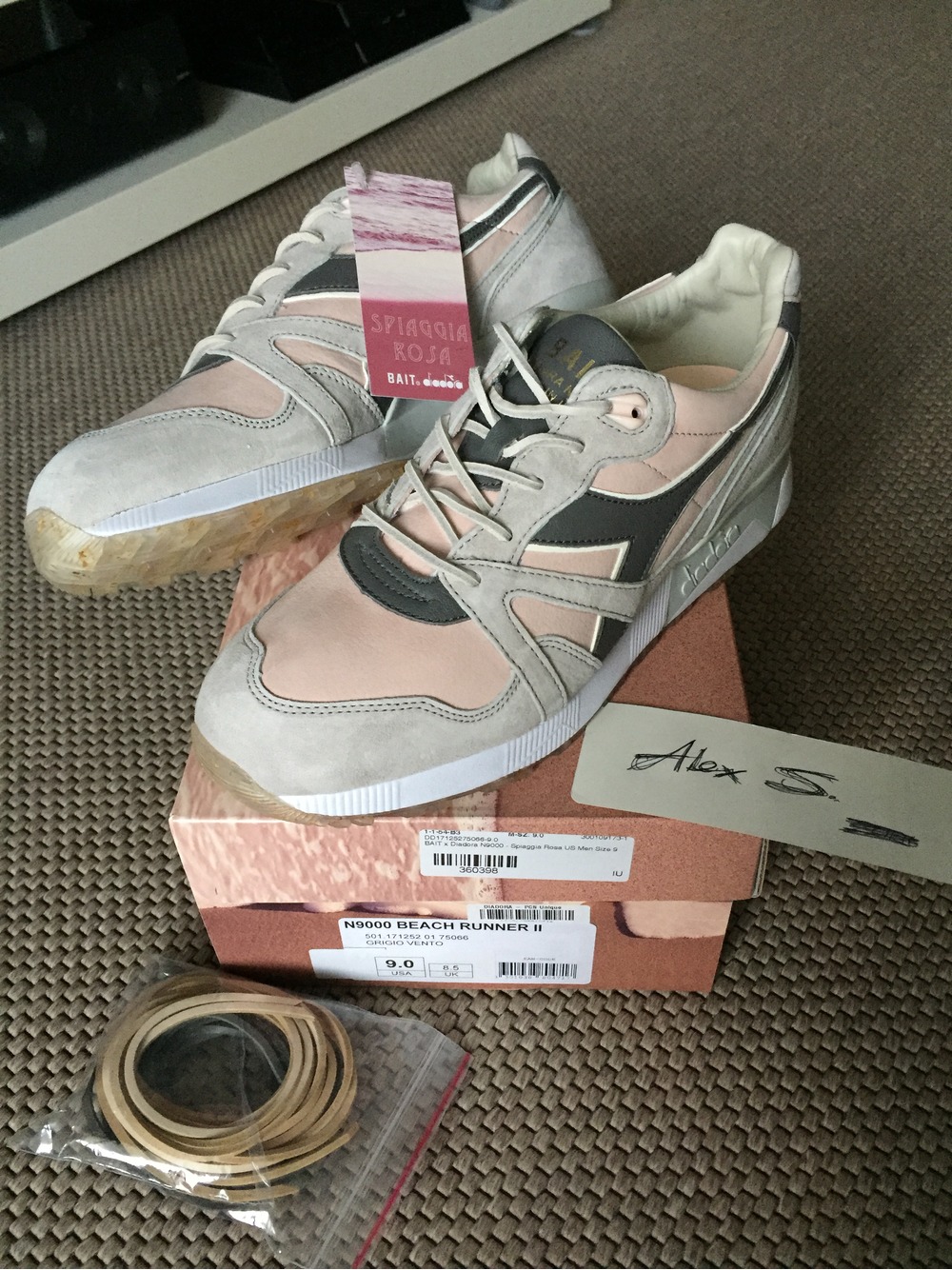 diadora n9000 rosa