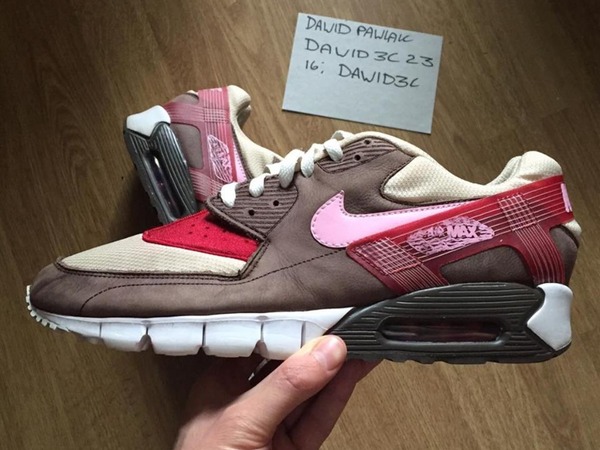 nike air max 90 current huarache dqm bacon
