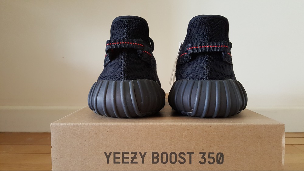 Adidas Originals Yeezy Boost 350 v2 Core Black Red Bred SPLY