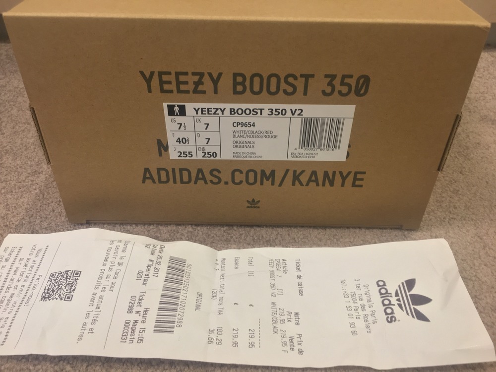 adidas yeezy boost 350 v2 box