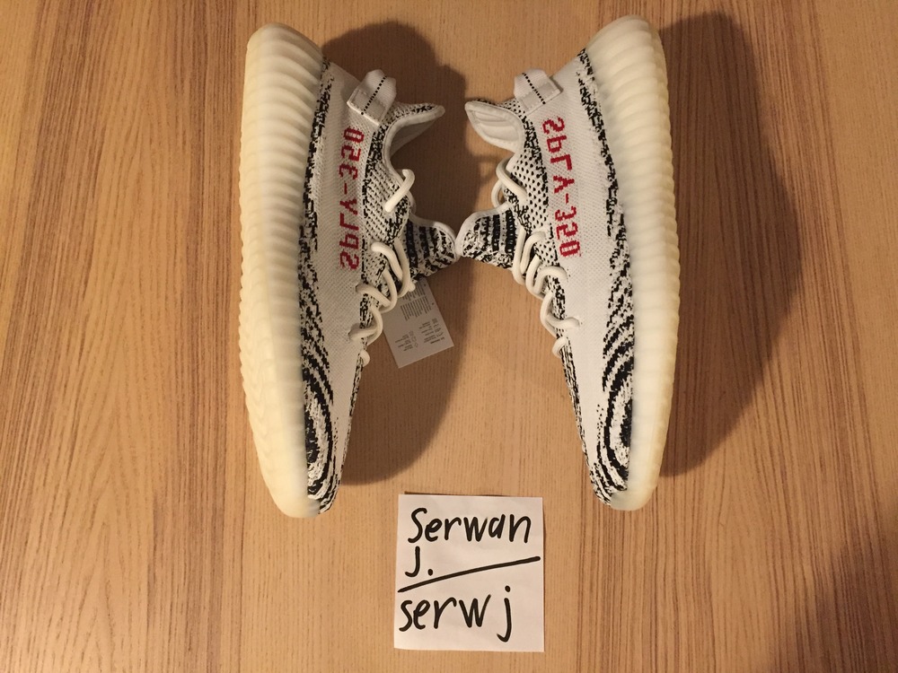 klekt yeezy zebra