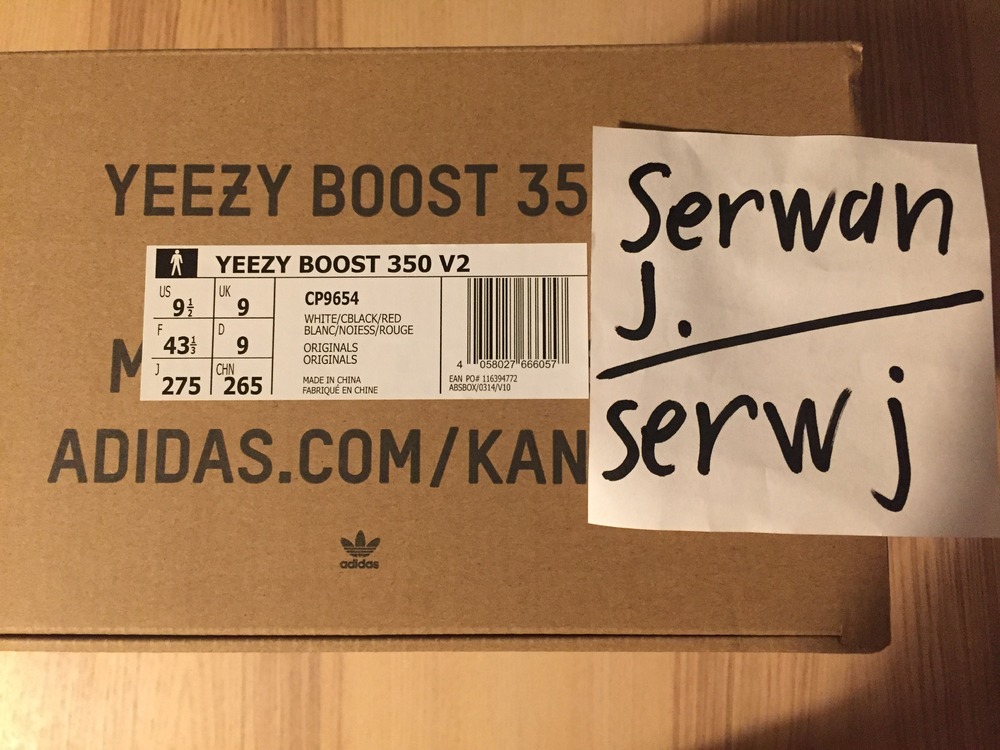 BRED' Core Black & Red Yeezy Boost 350 V2 (CP9652