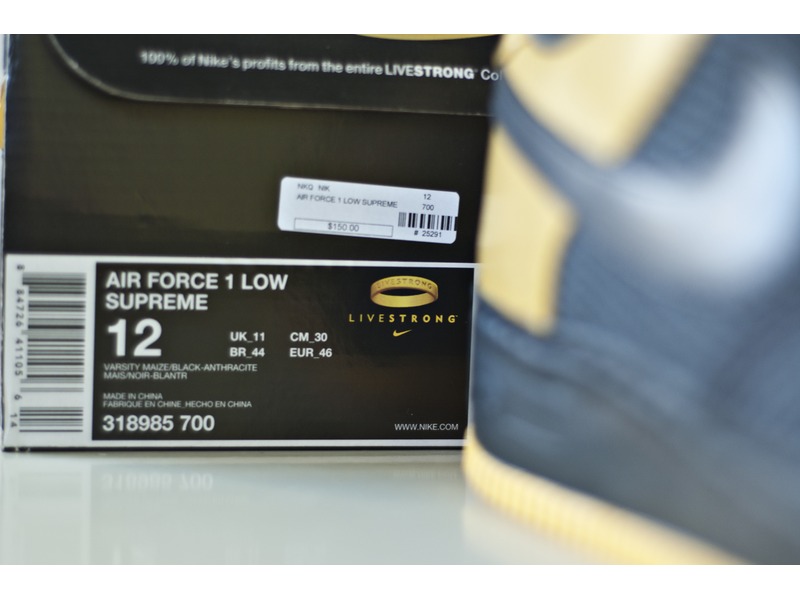 Retro Nike Air Force 1 Af1 Yellow Transparent Clear See Thru