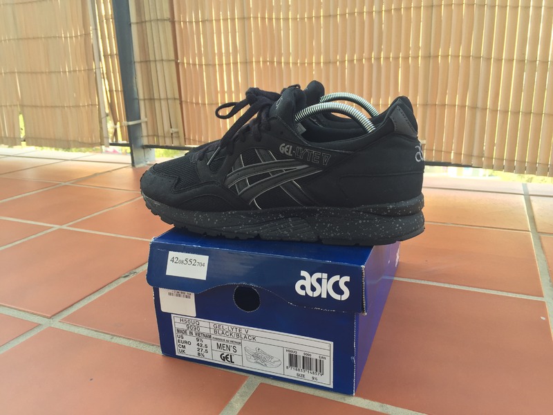 asics gel lyte v gs black