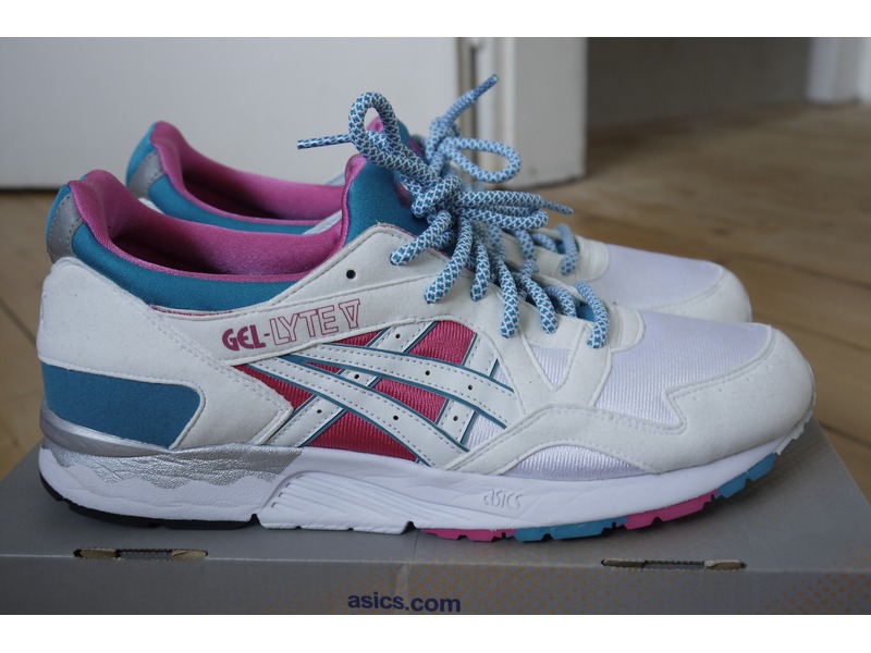 asics gel lyte v white pink asics gel lyte v white pink