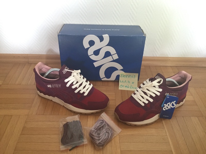 asics gel lyte v x mita dried rose asics gel lyte v x mita dried rose
