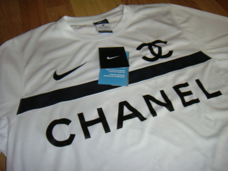 Nike Chanel Dry Fit Authentic Football Jersey Shirt New Size Large ...
