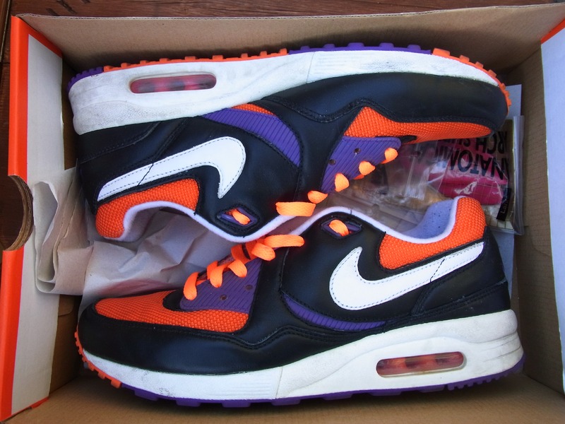 orange and purple air max