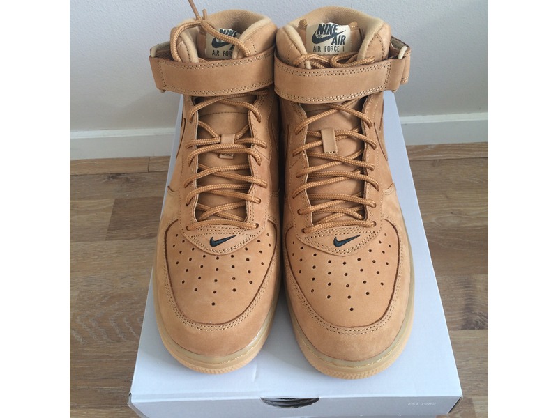 nike air force 1 mid flax