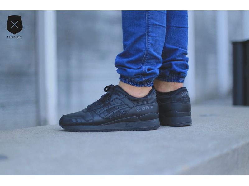 asics black gel lyte iii