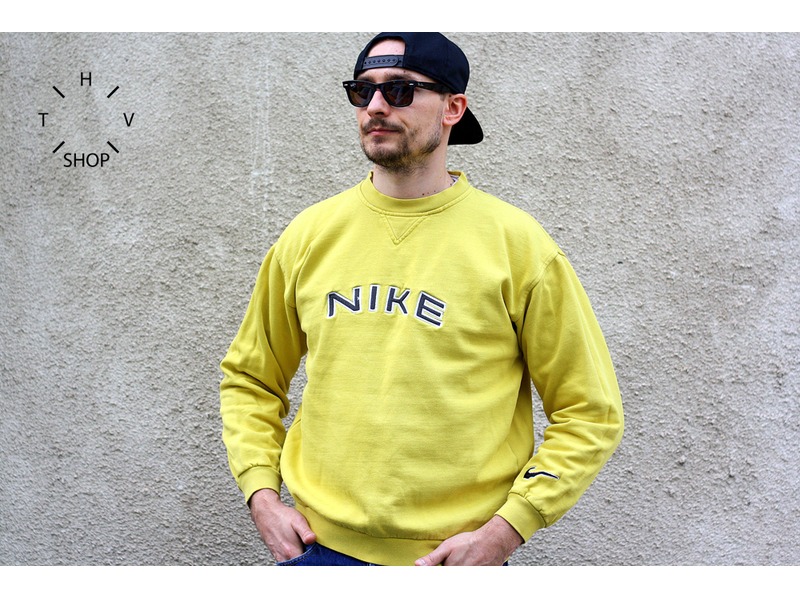 nike jumper yellow